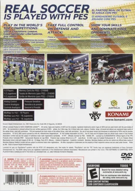 PES 2013 - Pro Evolution Soccer box cover back